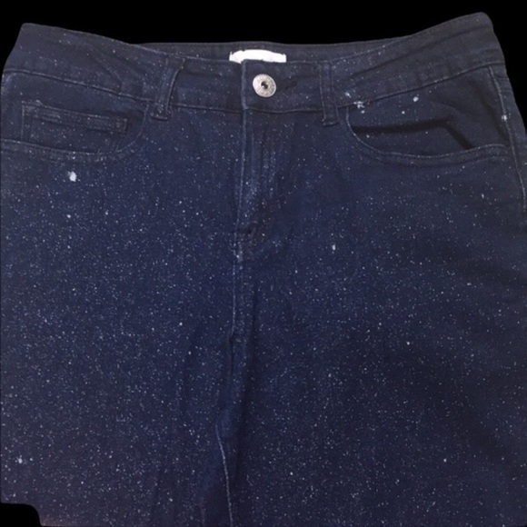 Bongo Paint Splash Skinny Jeans Size 12 - Picture 1 of 7